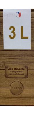 Tramn erven 3l BOX 2023 vin. Lbal